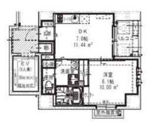 南吹田　駅 徒歩10分 4階の物件間取画像